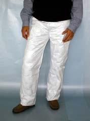 11.45105-XL 1 Size XL 11.45105-XXL 1 Size XXL TYVEK BROEK. Witte wegwerp broek. Stof- en pluisvrij. Elastiek in de taille. TYVEK TROUSERS. Disposable white trousers. Dust and lint free.