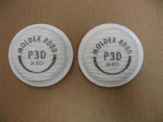 MOLDEX 8070 VORFILTER P2D. Partikelfilter der Filterklasse P2 zur Benutzung gegen mindergiftige und krebserzeugende Stäube, Rauch und Aerosole auf Wasser- und Ölbasis. Für Typ 4000 und 8000. 11.