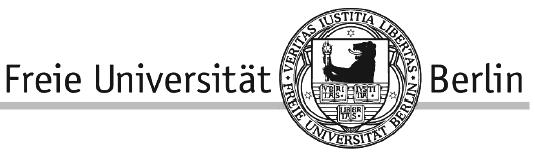 Mitteilungen ISSN 0723-0745 Amtsblatt der Freien Universität Berlin 2/2018, 24.