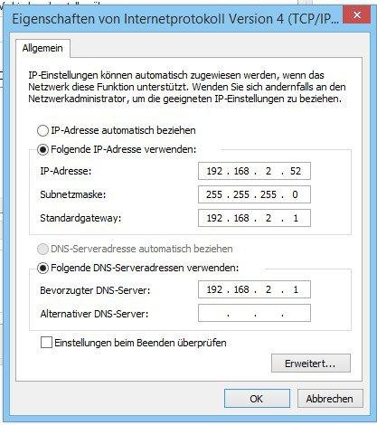 DHCP (Dynamic Host Configuration Protocol) Entweder verbinde ich meine Geräte mit einer festen IP-Adresse (IP = Internet Protocol) oder ich lasse sie automatisch durch den Router konfigurieren.