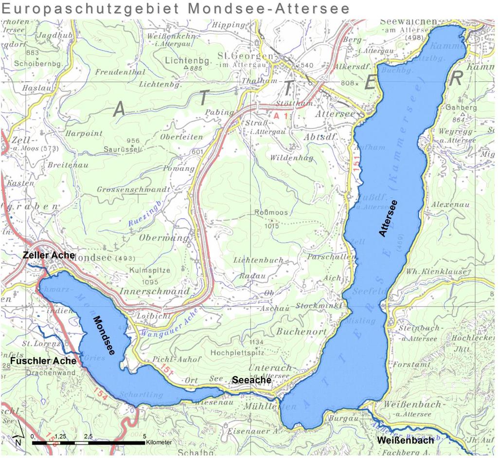 Abb. 1: Die Grenzen des ausgewiesenen Europaschutzgebietes (blaue Linien) sind identisch mit dem Bearbeitungsraum der Gebietsbetreuung.