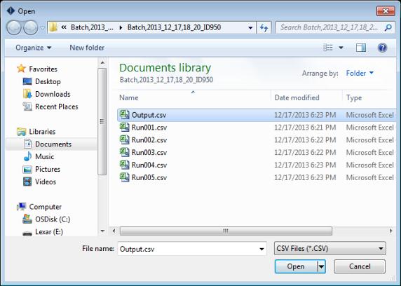 Importieren einer Batch-CSV-Datei: Klicken Sie nach dem Starten der Software auf dem Startbildschirm auf die Schaltfläche Batch