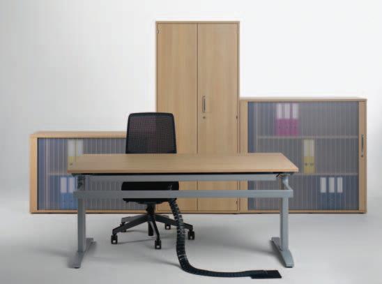 Flexible Möbelsysteme Vielseitig Veränderbar Büroarbeitstische (Auszug Leitlinie L-Q 01-06) Das Tischgestell bietet drei Varianten: Fixe