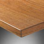 stark. Dekore: Viele aktuelle Dekore sind für die Tisch- und Abdeckplatten verfügbar.