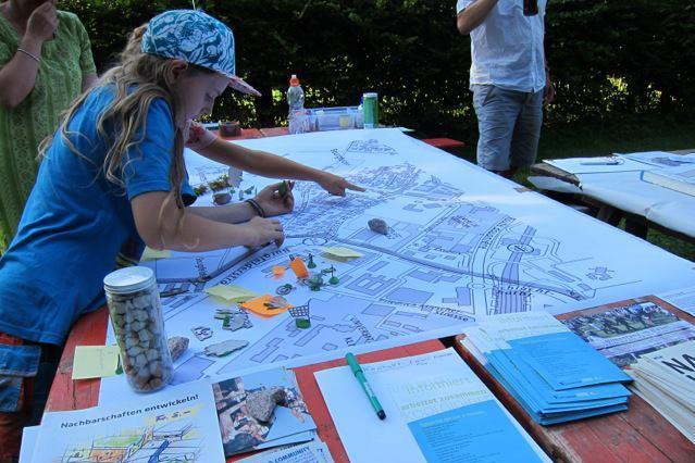 Ideen für die Bachgrabenpromenade Am Bachgrabenfest hat das Stadtteilsekretariat in Zusammenarbeit mit dem Verein Drumrum Ideen zur Promenade gesammelt.