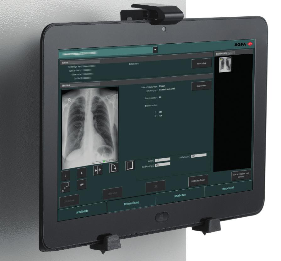 Anwender verkürzen mit dem DX-D 100+ den Zeitbedarf ihrer bildgebenden Untersuchungen am Krankenbett und optimieren Arbeitsabläufe