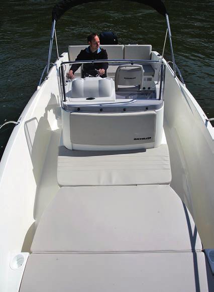 Wir haben das Boot mit einem 200-PS-Verado getestet, der Topmotorisierung.