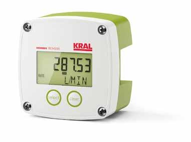 Die KRAL Elektronik unterstützt die Leistungsfähigkeit der KRAL Messgeräte in vollem Umfang.