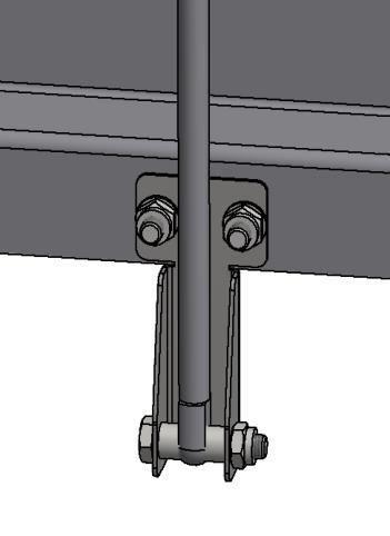 Montageanleitung der Gasdruckfedern HS8 ECO 1. Als erstes müssen die beiliegenden Gasdruckfeder- Halterunge (n) an den Rahmen montiert werden. 2.