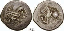 Kopf des Augustus r. / Kopf des Rhoimetalkes r. mit Königsbinde. Youroukova 179vgl.