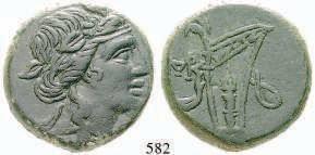 st 170,- THRAKIEN-DONAUGEBIET, DIONYSOPOLIS 576 Bronze um 200 v.chr.