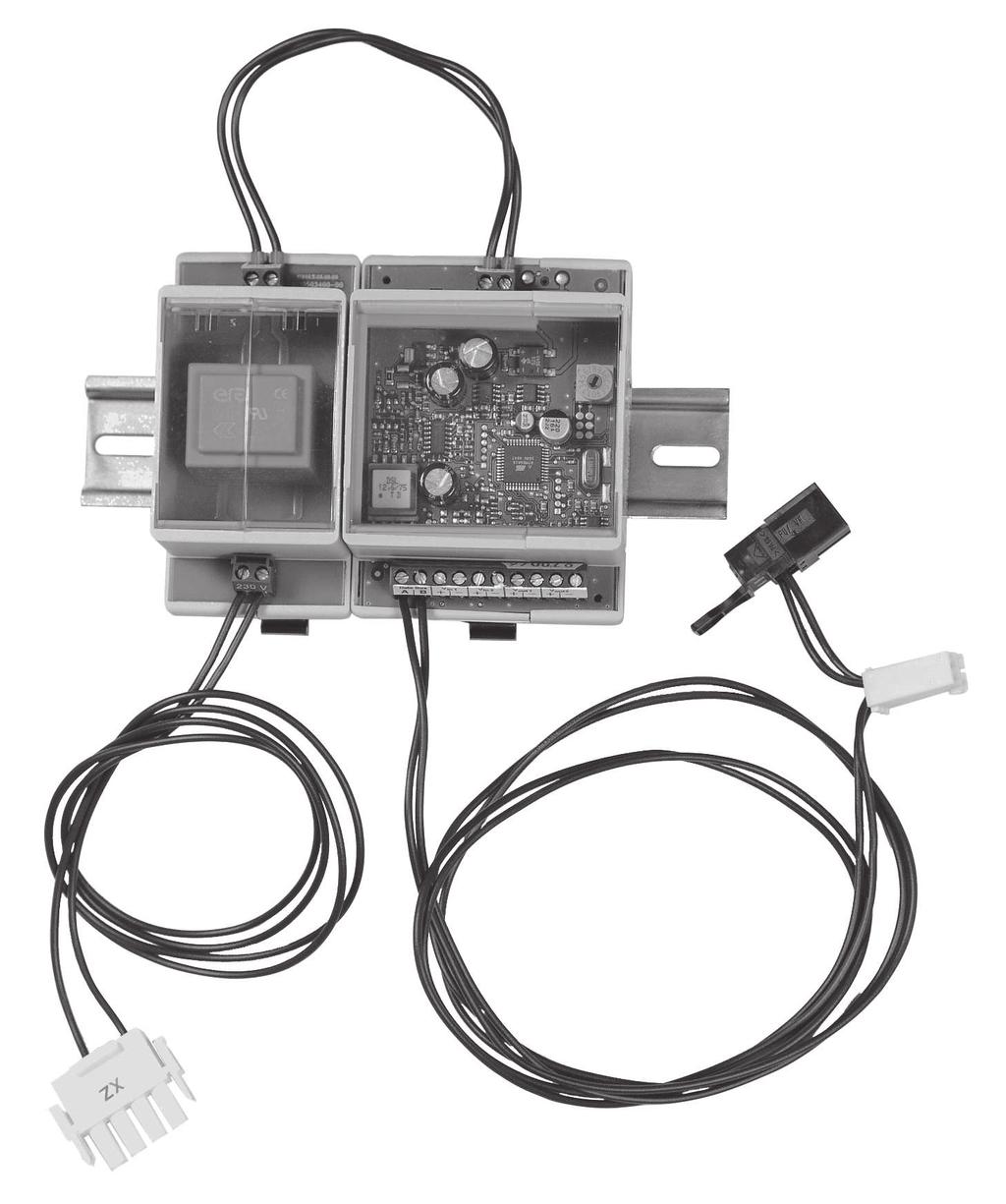 poate monta un singur modul cheie! Senzor tur VF202K cu 2 m cablu si conector cablu.