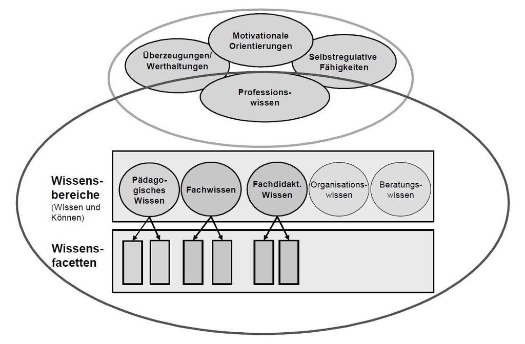 Kompetenzen von Lehrpersonen Kompetenzen im weiteren Sinne (Krauss et al.