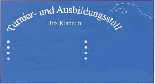 Springlehrgänge Dressurlehrgänge Turnierlehrgänge (Ferien) Dirk Klaproth 0171/7 87