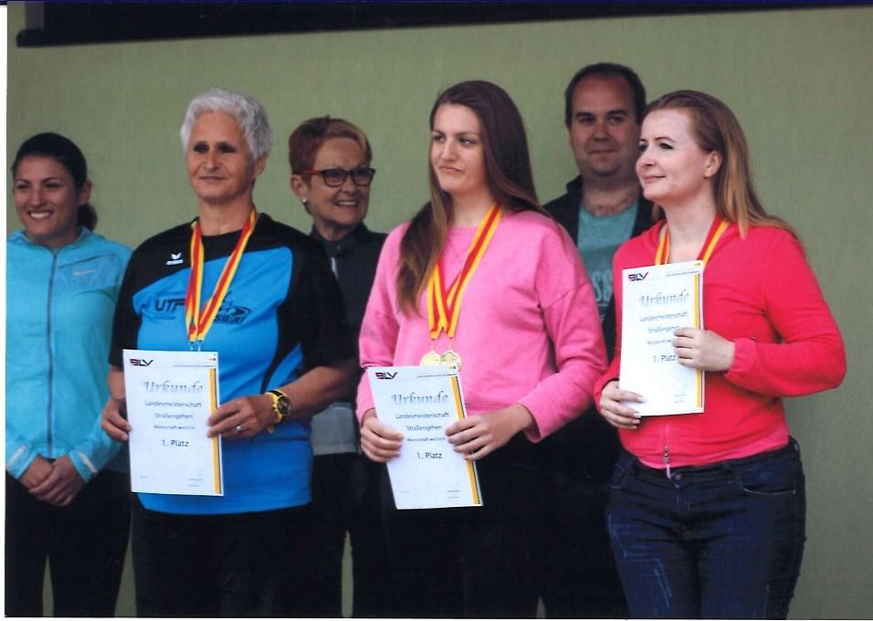 Platz Monika Schwantzer (Union Track & Field Parndorf) 2. Platz Urszula Radziewinska (Union Track & Field Parndorf) 3.