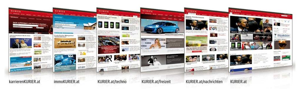 >> Die KURIER.at Highlights & Mediadaten >> Top Reichweite KURIER.