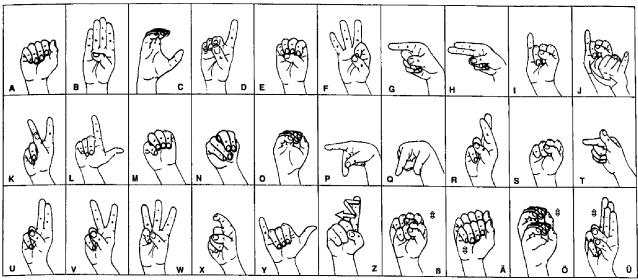 2.6.3 Fingeralphabet Das Fingeralphabet wird auch als graphembestimmtes Manualsystem bezeichnet (vgl. Leonhardt 2010, S. 132).