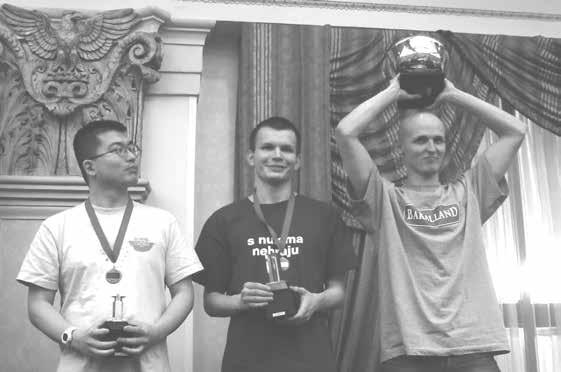 10 Die besten drei: Hideaki Jo, Jakub Ondrousek und der jetzt zweimalige Weltmeister Jan Mrozowski (v.