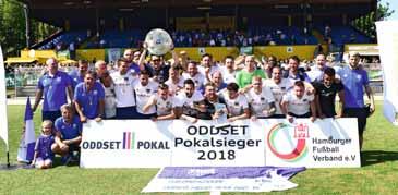 der Gewinner des ODDSET-Pokalwettbewerbs der Spielzeit 2017/2018. Durch einen 2:0-Sieg gegen den Niendorfer TSV sicherte sich der Club vom Wendelweg den Titel.