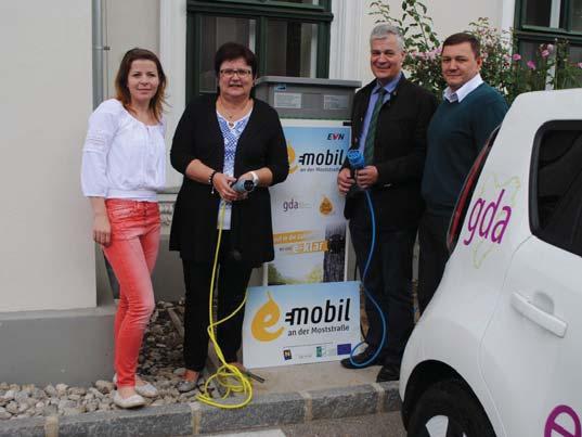 Moststraße als e-mobile Vorzeigeregion Beim Thema Elektromobilität zeigt sich die Region Moststraße wieder einmal von ihrer innovativen Seite.