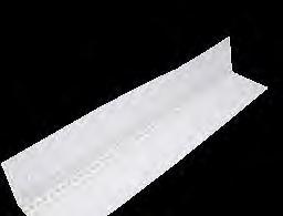 können Winkel zwischen 45 und 150 hergestellt werden Gewebe 165 g weiß Verbrauch: 1 m/m Länge 2 m Länge 2,50 m Schenkelmaß 11 x 9 cm - 2