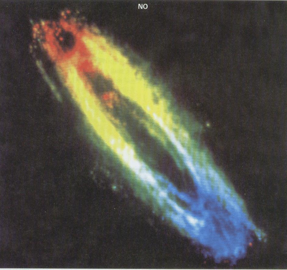 Radialgeschwindig- keits- Rotationsbild M31 Weiß: nur Ortsänderung
