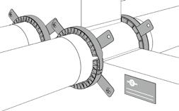 1b: Alternative Einbaumöglichkeiten in Wand Position für Befestigungsbohrungen anzeichnen und anschließend Bohrungen setzen.