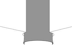 Das Brandschutzschild ist zu beschriften und dauerhaft neben der Manschette zu befestigen. 3a: Einbau in Decke 1 2 3 4 Ø =8 mm L 50 mm Ggf.
