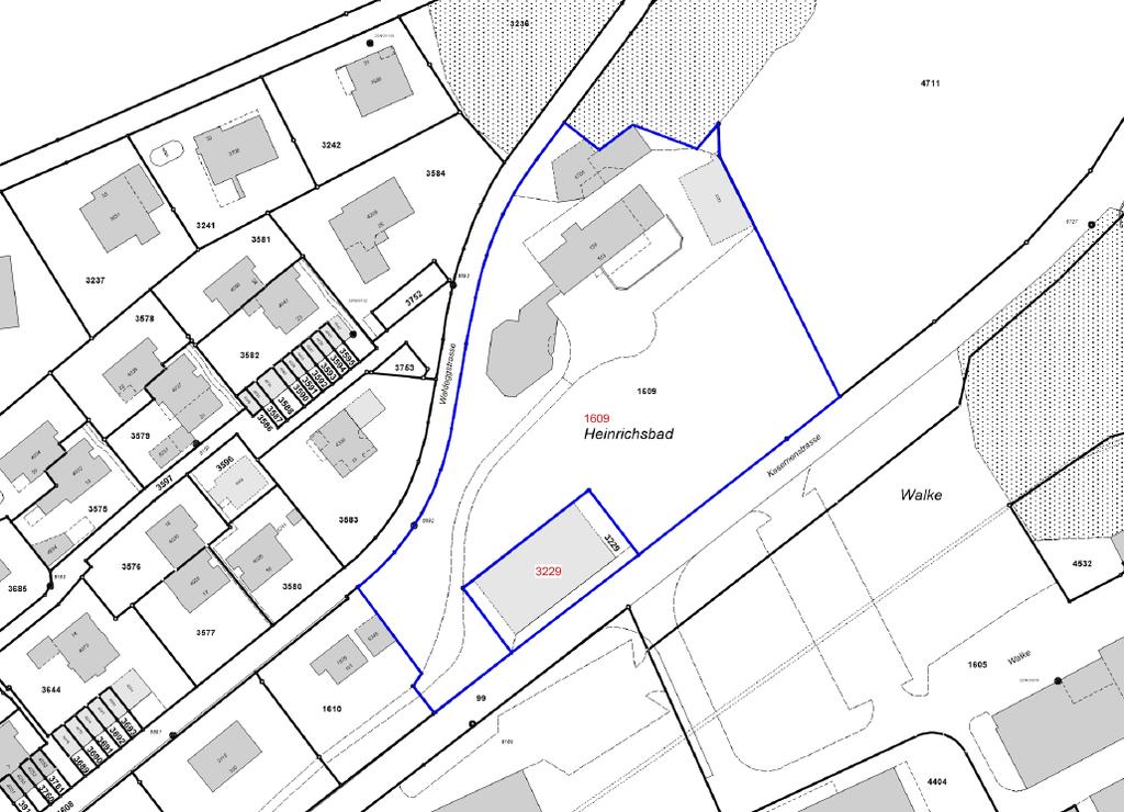 Gemeinde Herisau; Quartierplan Waldegg - Planungsbericht Seite 6 (Geoportal) 4.2 Erschliessung Die Erschliessung des Plangebiets erfolgt mit einer Stichstrasse ab der Waldeggstrasse.