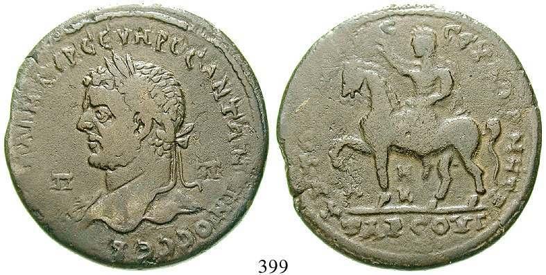 Scheint unpubliziert. Die Rückseite ist bekannt unter Septimius Severus (SNG Levante 1023).