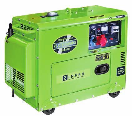 battery and remote control 100% copper winding, synchronous generator, operating hours counter, AVR regulation Low oil protection, gasoline fuel gauge (4,6 L at 75% straint), voltmeter Chassis :4