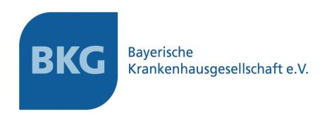 Das Bayerische Projekt Gesellschaft - LV Bayerisches Staatsministerium für Umwelt und Gesundheit Robert Bosch Stiftung Bayerische Krankenhausgesellschaft e.v. bzw.