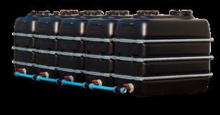 PE - Kellertanks PE-Kellertanks, beliebig erweiterbar PG 2 l speziell für Regenwassernutzung entwickeltes PE-Kellertank-System l durch lichtdichtes, schwarzes Polyethylen Schutz vor Algenbildung l