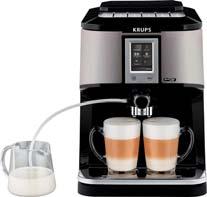 Milchauslauf (65 mm - 111 mm), Feinschaum-Düse mit auswechselbarem Milchauslauf, Energiesparmodus, Wasserhärte programmierbar, Wireless ready, Kaffeewassermenge pro Zubereitung einstell- und