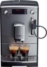 Brüheinheit, Kaffeetemperatur wählbar in 3 Stufen, Kaffeestärke in 5 Stufen einstellbar, ECO-Modus Stromsparfunktion, 0-Watt-Ausschalter, Kaffeeauslauf auf bis zu 14 cm höhenverstellbar, automatische