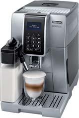 Espresso- / Kaffeevollautomaten Dinamica Sensorbedienfeld mit hintergrundbeleuchteten Symboltasten, Direktwahltasten für Espresso, Kaffee, Cappuccino und Latte Macchiato, Programmierfunktion "Mein