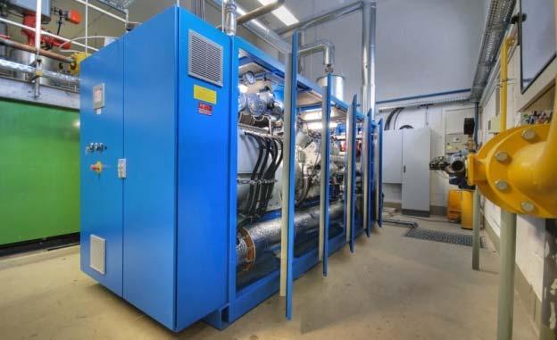 Umstellung BHKW-Anlagen von Erdgas- auf Biogasbetrieb BHKW