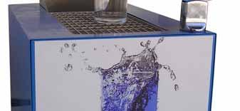 Flüssigkeitsrohrschlange - Anschluss an die Trinkwasserleitung - Zapfleistung bis 15 l/h bei T = 10 K (Wassereingangs Ausgangstemperatur) - elektromechanische