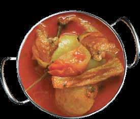 Mittagskarte / Lunch Entenfleisch-Gerichte / Duck Meat Dishes M20 Duck Bombay Curry (Ente in Curry-Soße) 8,50 M24 Karahi Batak (Zartes Entenbrustfilet mit Tomaten, Zwiebeln, 8,90 Paprika in