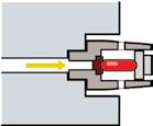 Die Thermosicherung Gasaustritt Die Thermosicherung ist ebenfalls Bestandteil des Multifunktionsventils.