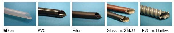 Stahl verzinkt und Edelstahl Werkstoffummantelung: Verzinkter Stahldraht oder Edelstahldraht Flexibel, zugfest, querdruckbelastbar.