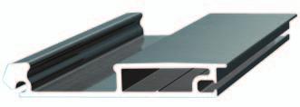 Rollladen-Set für Büro- und Küchenmöbel, vertikal (senkrecht) schiebbar, Aluminium edelstahlfinish, Profilbreite 20 mm komplettes Set für 1 Rollladen besteht aus: Mechanik mit Metallhalterung, fertig