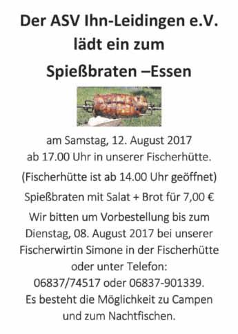 Spielplan: 29. Juli 14:00 15:45 Uhr SG Perl/Besch VfB Gisingen 16:00 17:45 Uhr SSV Pachten SV Karlsbrunn 18:00 19:45 Uhr SC Großrosseln - SV Düren/Bedersdorf anschl.