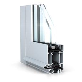 Integration in Fenster und Fassaden Die Ausführung für stark frequentierte Bereiche basiert auf dem erfolgreichen Konzept der WICSTYLE evo Türen und ist als 65-mm Modul uneingeschränkt mit den