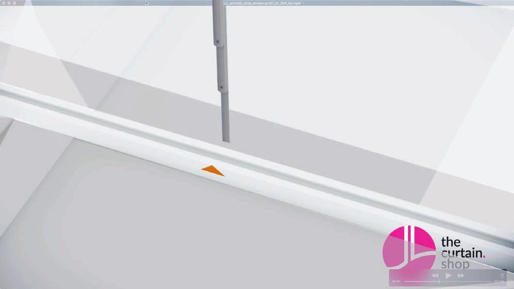 Montagehöhe berechnen: Addiere die Höhe deiner Vorhanganlage mit dem Abstand, den der Vorhang zum Boden haben soll.