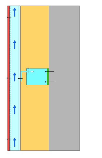 (6) Wird eine Fassadenbahn oder Ähnliches als Bauzeitabdichtung eingesetzt, genügt in der Regel eine Bahn für geringe Beanspruchungen. Die Fassadenbekleidung übernimmt anschließend deren Funktion.