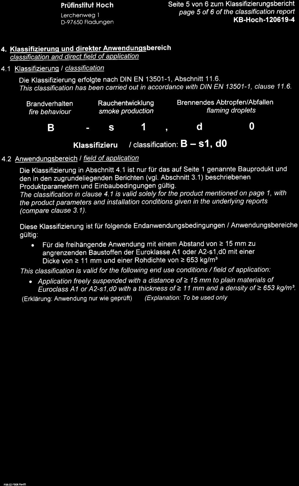 Lerchenweg'l Seite 5 von 6 zum Klassifizierungsbericht page 5 of 6 of the classification repori KB-Hoch-120619-4 4.
