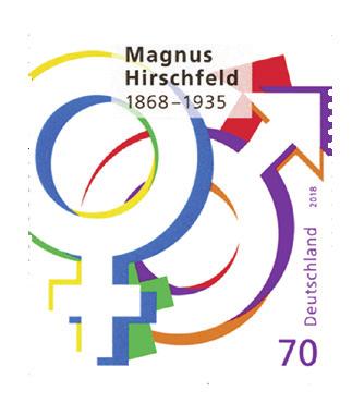 Best.-Nr. 151104809 4,50 1 3. 150. Geburtstag Magnus Hischfeld 10 nassklebende Briefmarken à 0,70. Best.-Nr. 151104810 7,00 1 4. 100.