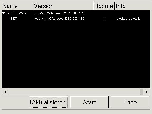 Software Update Installierte Software niedriger als 1.16.0 Ist die installierte Software Version niedriger als 1.16.0 muss einmalig ein Update auf die jeweils aktuelle Vollversion (Endung x.xx.