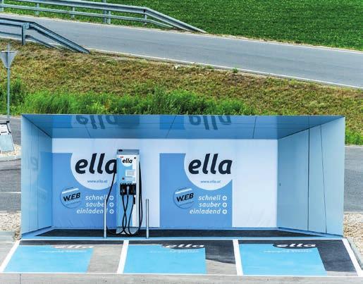 Juni eröffnete die ELLA Ladeinfrastruktur AG ihre erste Schnelladestation in Stockerau (am Verkehrsknotenpunkt Kaiserrast an der A22).